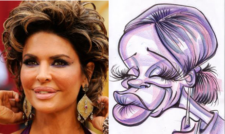 Caricature rinna
